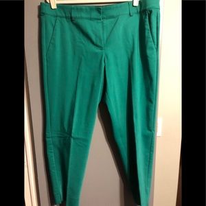 Lane Bryant Modern Green Ankle Pant